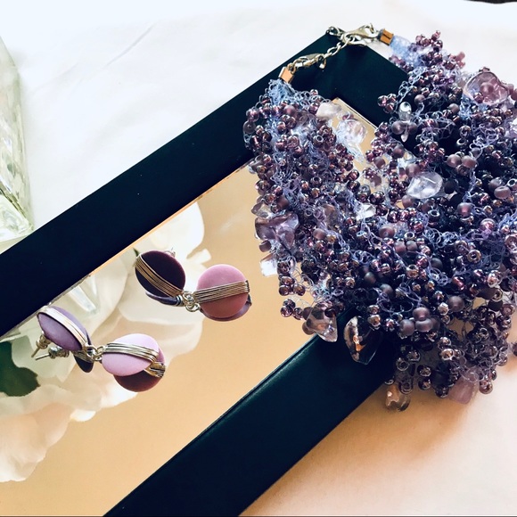 GIOVANNA CHANTAL Fine Essence Earrings - Purple - Picture 5 of 6